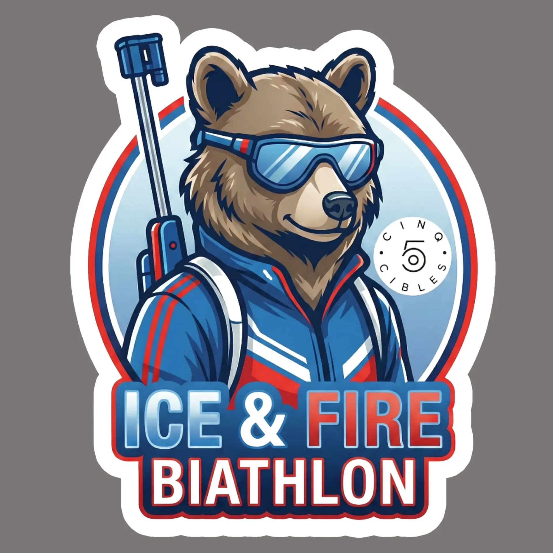 Sticker Ice & Fire