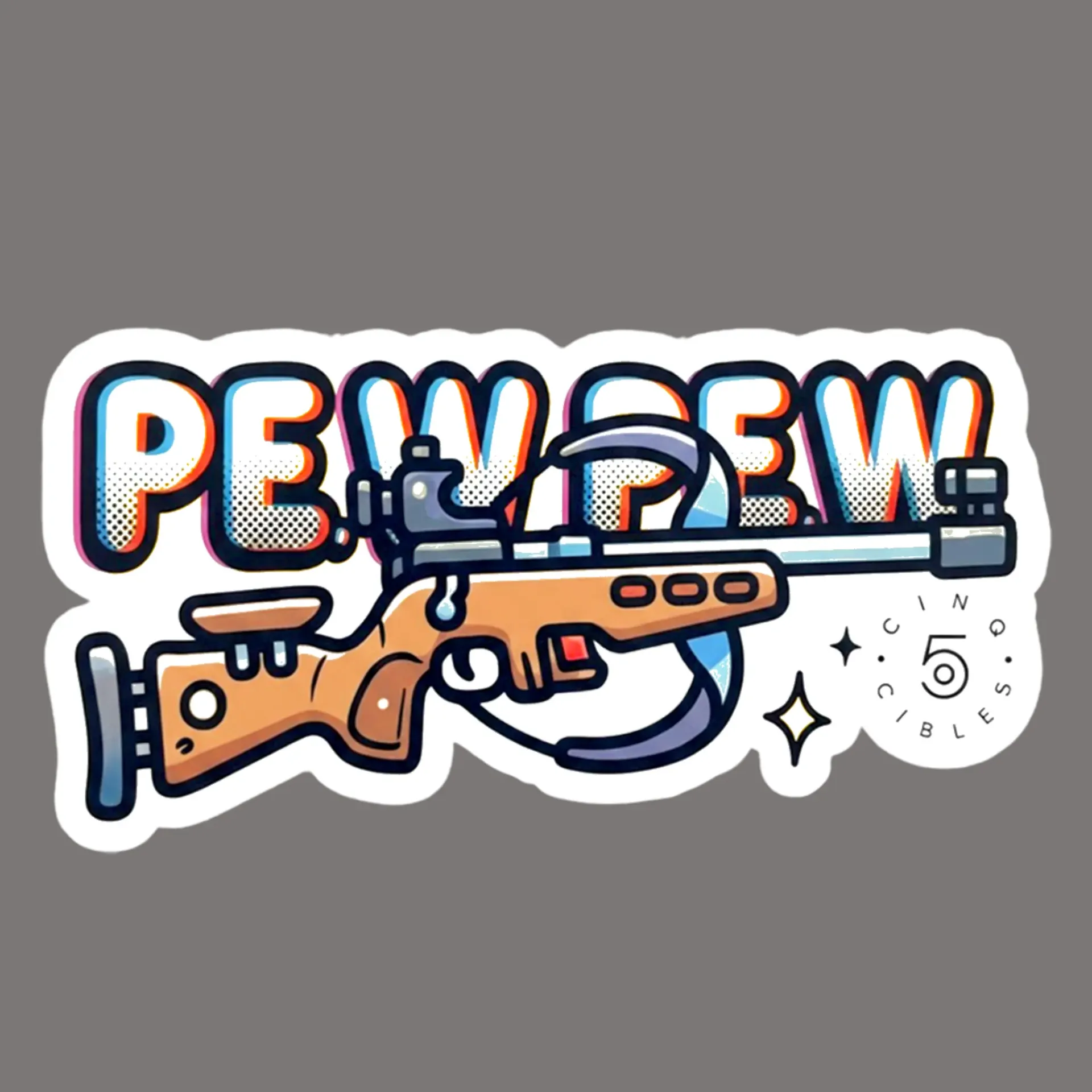Sticker pew pew